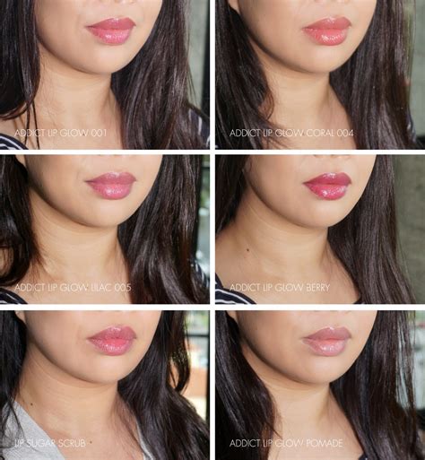 dior addict lip glow pomade swatch|Dior Addict lip glow shades.